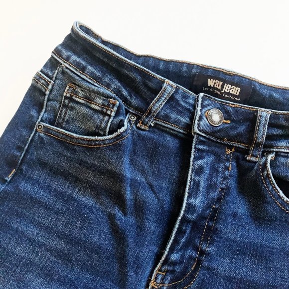 Wax Jeans Los Angeles - High Rise Stonewash - Skinny Jeans - Size 7 - Picture 3 of 12